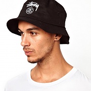 STOCK LOCK BUCKET HAT-BLK